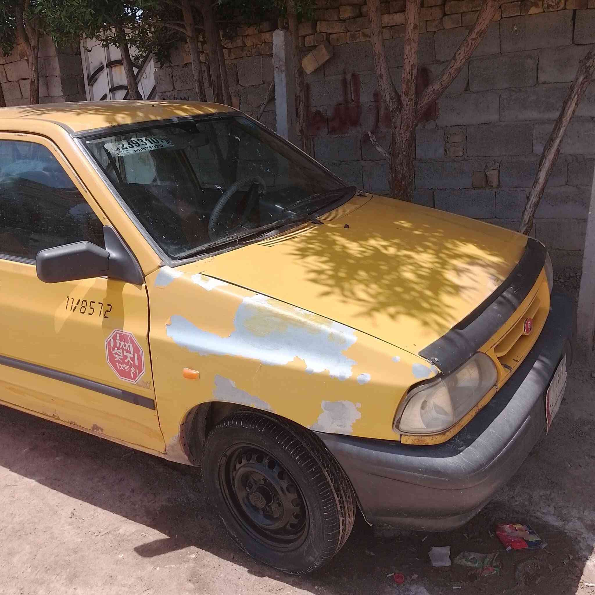 ‏السلام عليكم سايبه للبيع أو مراوس بستوته
‏موديل ١١
‏سياره كلشي ما عوزهة بس الرابع يفلت  
‏ستوهة كملت السمكره عامه 
‏هيئة غرامه ٢٥٠ عل مشتري راعيهة موجود ايداور  
‏مكانهة ديوانيه 
‏سعرها ١٠ورقات 
‏الاستفسار ***********
‏
