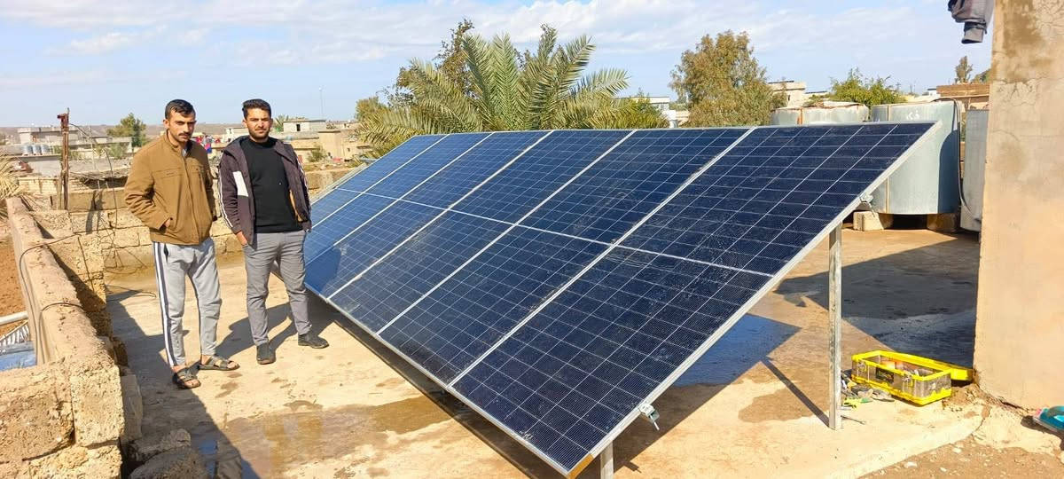 شركة الشروق للطاقة الشمسية النظيفة
👈👈👈👈في كل مكان وفي كل دار 👉👉👉👉

 👍🏻شعارنا الدقه والإتقان والاخلاص بالعمل 👉

تم بحمد الله وتوفيقه تنصيب منظومتان  طاقه شمسيه 
في محافظة صلاح الدين قضاء الشرقاط الساحل الأيسر قرية اسديره الصحن 

للأخوة 
منتظر العيدان 
كريم العيدان 
 /الاثنين /16 /  3 / 2026

 قدرة المنظومة الواحده 
👍  12 أمبير ليلي و 12 أمبير نهاري 🔅 💫💥

مكونات المنظومات
بطاريه 15 كيلوواط  بكج كامل عدد 2 
الواح عدد 12

عاشت ايديكم الكادر المميز
بقيادة الأستاذ ناظم الصحن 
و  الأستاذ عياد الجبوري 

مواد اصليه من ارقى الشركات العالمية 
ضمان حقيقي مع وصل مختوم باسم شركتنا 
صيانة  كادر متخصص في صيانة المظومات بشكل دوري وفي اي وقت  

شركة الشروق للطاقة الشمسية النظيفة مستعدون لشد وتنصيب الطاقة الشمسية خارج وداخل المحافظة وبسعر مناسب جدا 
متوفر منظومات طاقه شمسيه ونقد اقساط عن طريق ماستر كارد او كي كارد الرافدين حصراً 
موبايل 
 استاذ سعيد *********** 
استاذ ناظم *********** 
استاذ عياد ***********
