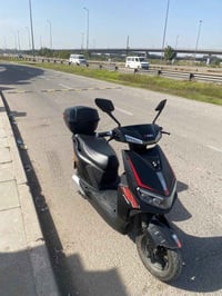 دراجه سكنس شحن  6 بطاريات دراجه خير من الله  سعرها 600 الف وبيها مجال ...