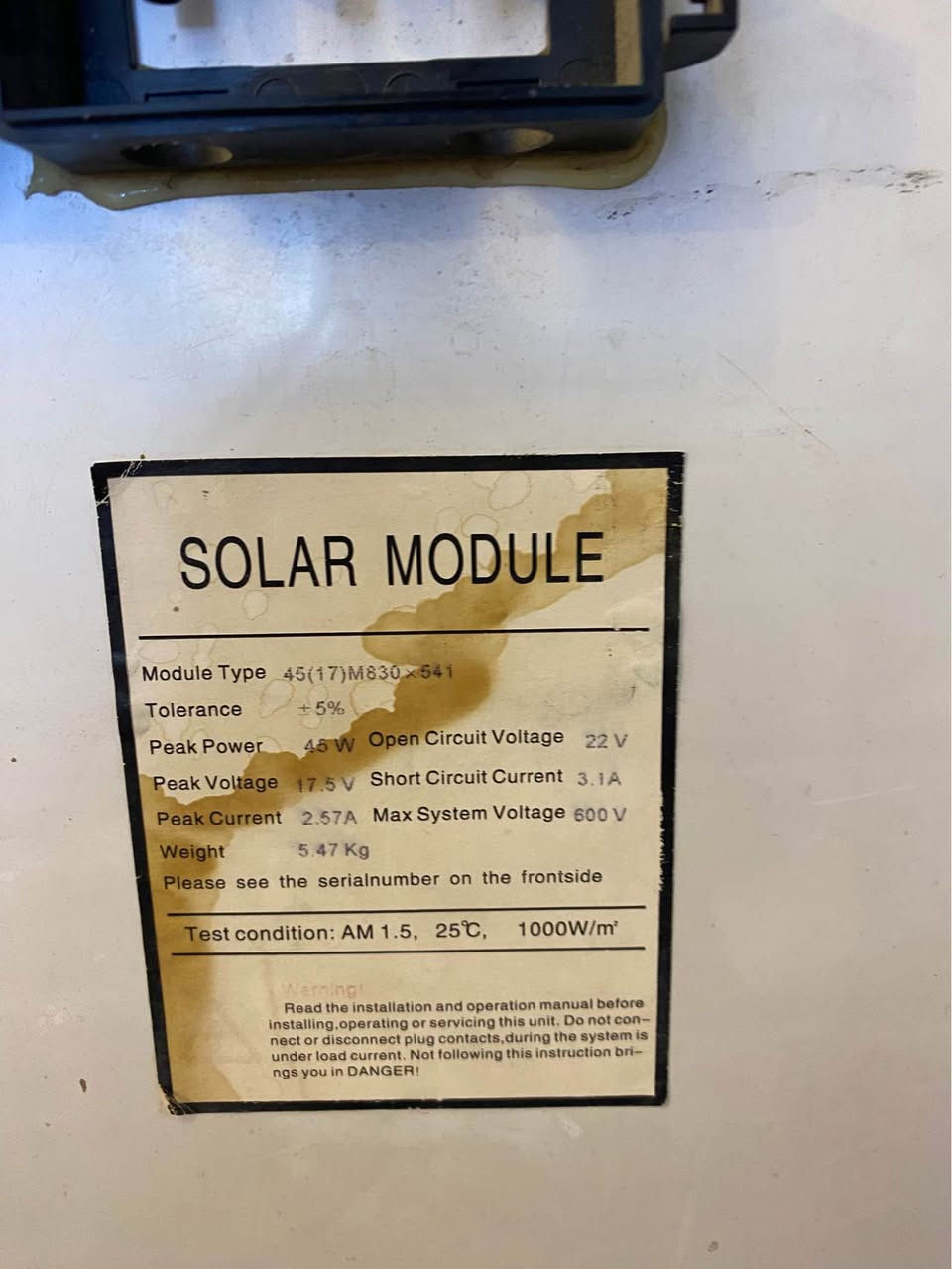 خلية شمسية شغالة 
البلديات شارع ٣٠ قرب مول العائلة 
*********** السعر ٥٠ الف بغداد, العراق
