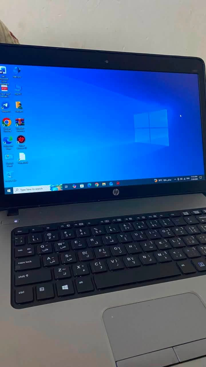 ⸻
💻 للبيع: لابتوب HP ProBook 440 G1

المواصفات:

* الماركة: HP
* الموديل: ProBook 440 G1
* المعالج: Intel Core i5-4210M @ 2.60GHz (الجيل الرابع)
* الرام: 4GB DDR3
* النظام: Windows 10 Pro (64-bit)
* الشاشة: 14 إنج
* لوحة المفاتيح: عربي + إنكليزي
* مناسب لـ: التصفح، الدراسة، برامج الأوفيس، Zoom، مشاهدة الفيديو، والاستخدام اليومي

السعر‼️300 وبيه مجال
***********
