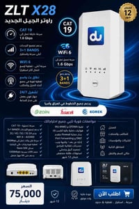 راوتر ZLT X28 • واي فاي 6 • CAT19