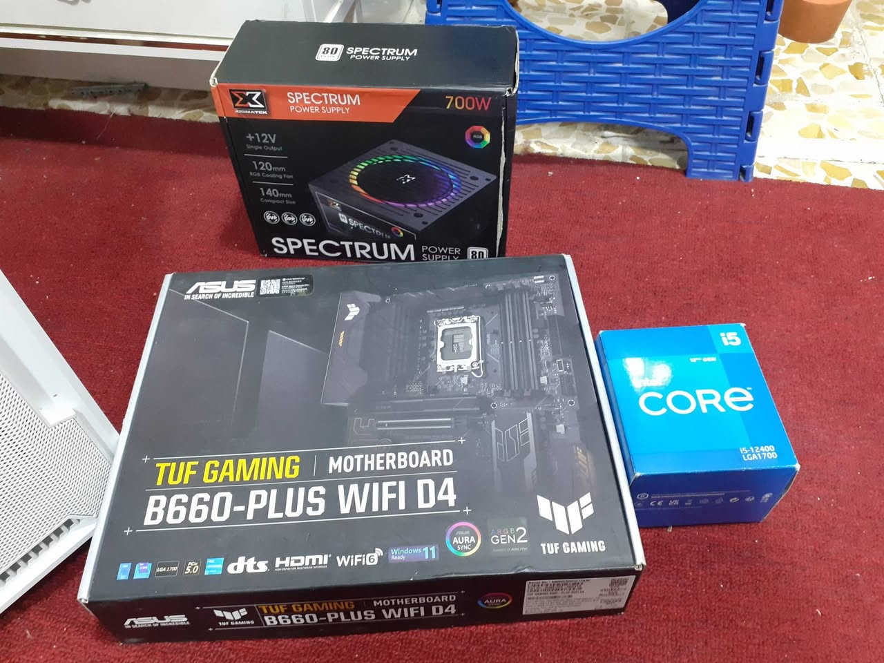 بي سي للبيع
I5 12400 بيه كرت داخلي 
Ram ddr4 3600 32gb  rgb ابيض
B660 plus wifi d4 بورد قويه كلش كلش بس هيه بي ٢٥٠ ماخذها 
Power 700w spectrim 
كيس ابيض مع ٤ فانات مالته 
كراتين موجوده 
مكاني موصل 
بدون كرت شاشه بس كرت داخلي مال معالج


**إذا كنت صاحب هذا الإعلان وتريد حذفه لأي سبب، رجاءا أرسل رسالة إلى الدعم الفني**