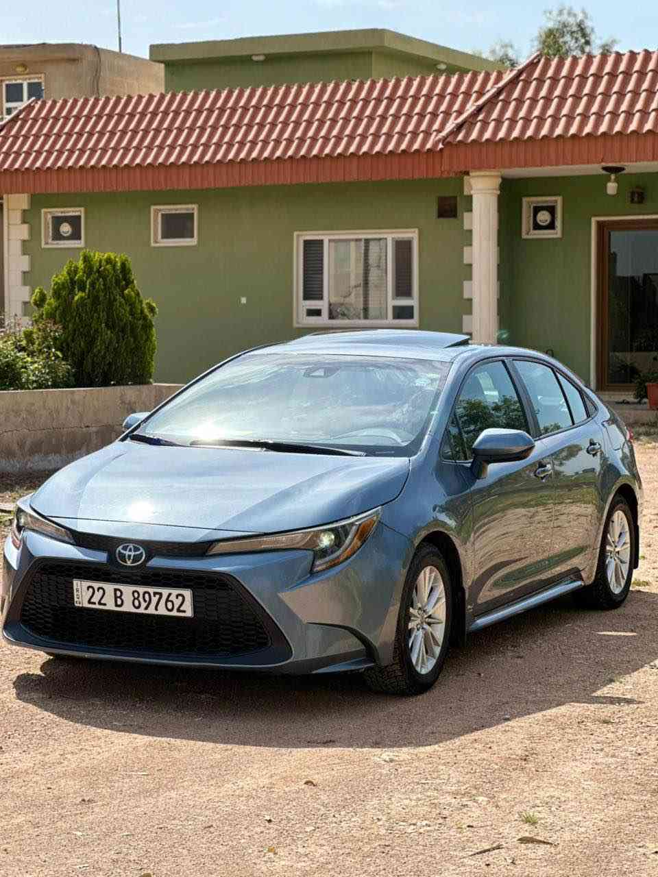 تويوتا كورولا موديل 2022 LE  بلس فول مواصفات 
حادثها سطحي بوند مصبوغ و ثلاث اصابع جاملغ جهه السائق السياره حيل نظيفة شرط بدون دواخل 
مواصفاتها 
بصمة 
فتحه سقف ( سلايت ) 
ويل كب
تحكمات ستيرن 
نقط عمياء 
رادارات 
تثبيت سرعة 
تثبيت مسار 
تدفئة كشنات 
تدفئة ستيرن 
شحن واير ليس 
هاندبريك بصمة 
اوتو هولد 
تدفئة ماسحات 
اضاءة عالي ناصي اوتو 
بيها ايربك ستيرن مرجع و برده 
السياره ماشيه 75 الف كيلو
للإستفسار عن السعر الإتصال على 
***********
***********
مكان السيارة بعشيقة دهل اوران, واسط
