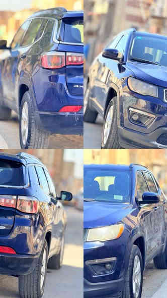 جيب كومباس ألون النيلي السياره مكفوله اللهه شاهد حادثه موجود   موديل 2017 كرسي كهربائي تشغيل عن بعد مكفوله كير مكينه 4 سندر 4+4 سعر 118 و بيه مجال السياره محتاج افلوسه اللهه شاهد 
***********
***********
الأرقام 👍🏿
