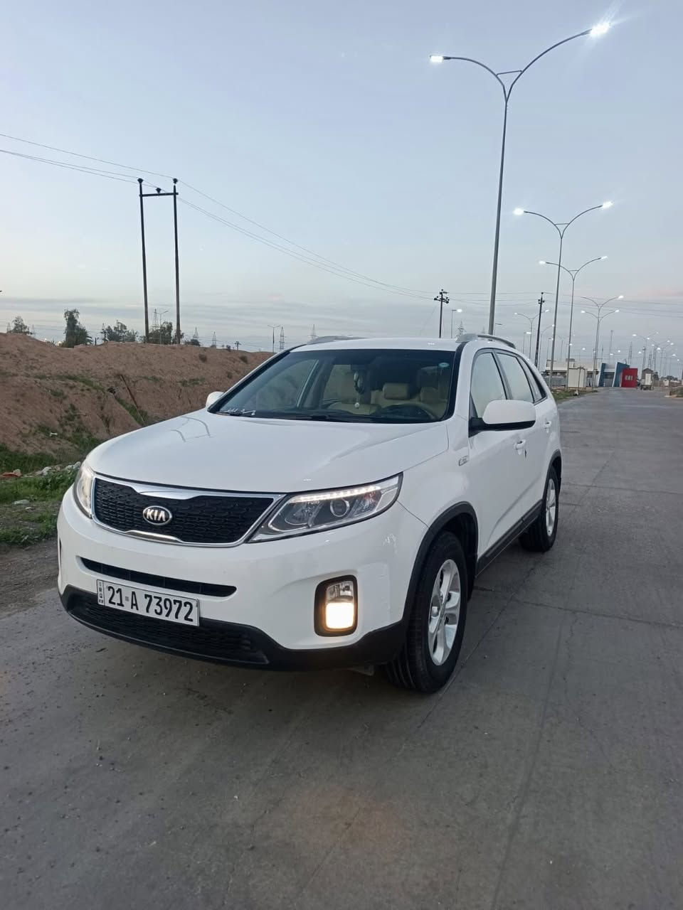 سلام عليكم
سياره سورنتو 2015 
كلين من صبغ والتعديل 
محرك مفتوح 4سلندر 
7راكب 
تبريد ثلاثه قطع 
تاير جديد 
مكان كركوك 
رقم :هاتف /***********
