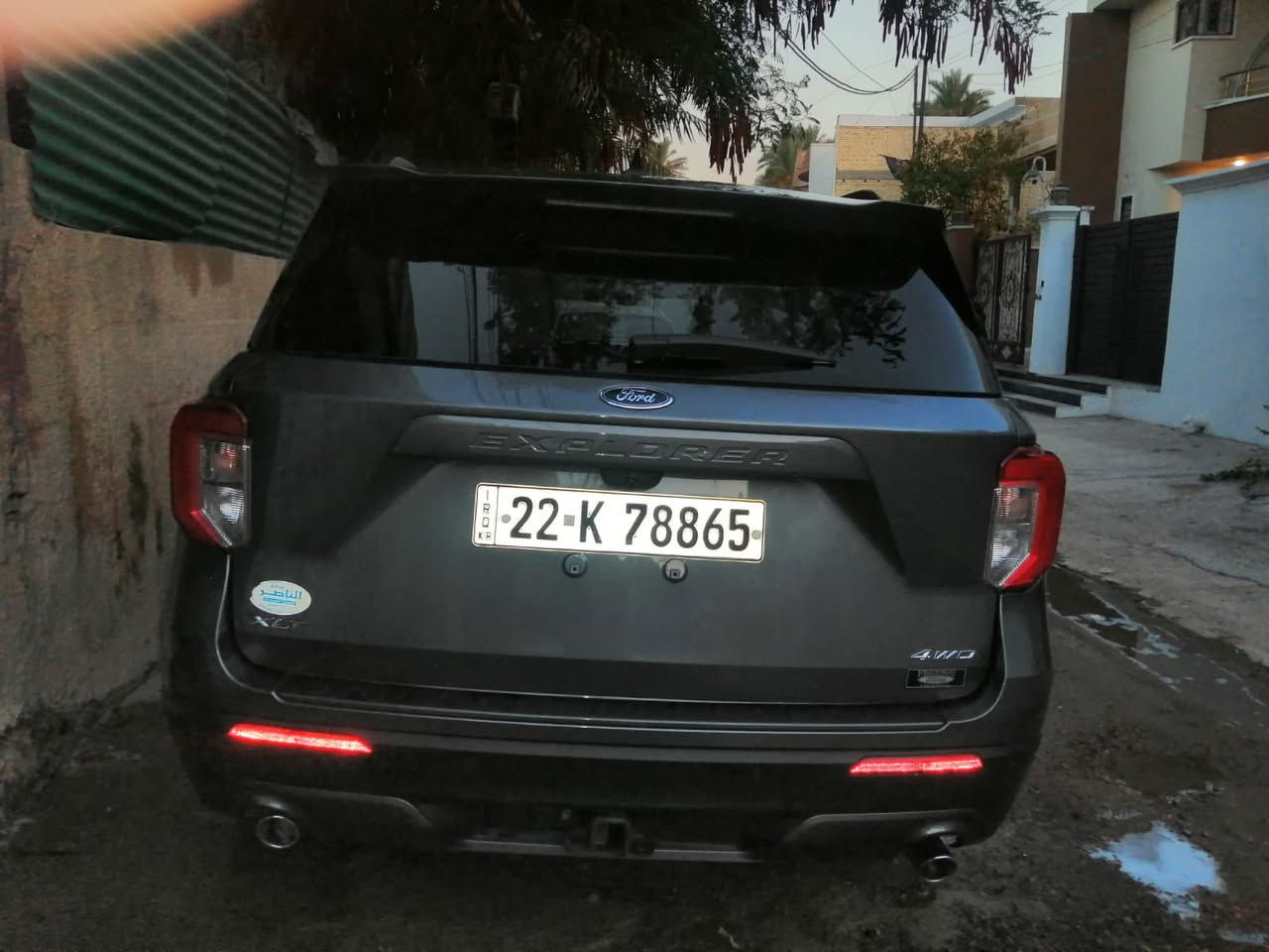 السلام عليكم
فورد اكسبلور  موديل ٢٠٢١ رقم اربيل ب اسمي فئه  XLT ماشيه ٣٨ وقابله للزياده
السعر المطلوب 25$ وبيها مجال للشراي 
للاتصال ***********
مكان السياره بغداد صليخ 
مكلف بالنشر
