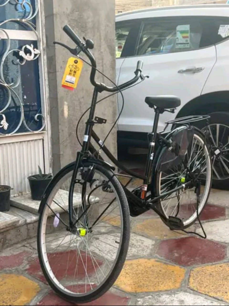 سلام عليكم بايسكل بطة حجم 26للبيع شركة BDلون اسود بعده جديد كامل هوة وغراضة اخذته من كرار ابو النقش بعده جديد كلش رايده ب200قفل الاستفسار ***********
