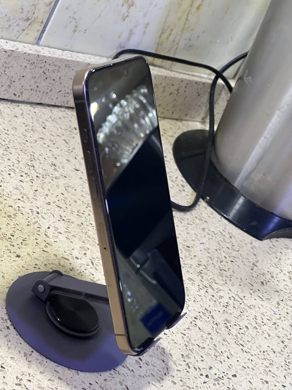 📱 للبيع
جهاز iPhone 16 Pro Max
السعة: 256GB

🔋 عدد دورات الشحن: 350 فقط
✨ الاستعمال: بسيط جدًا جدًا
🧼 الحالة: نظيف جدًا
🔒 الجهاز غير مفتوح نهائيًا

📦 الملحقات:
✔️ الكارتونة الأصلية
✔️ الشاحن الأصلي

💰 السعر: 1,350,000 دينار عراقي
📍 موقع التسليم: بغداد

للاستفسار يرجى التواصل على ***********
