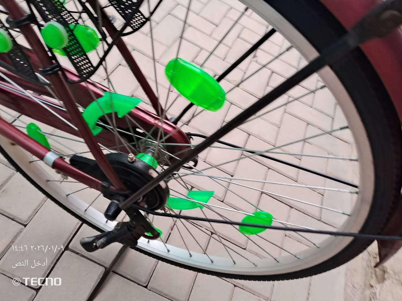 للبيع بايسكل حلو نظيف جديد حجم 26 واللي يريد يخابر على الرقم ***********
