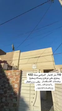 ياالله يتوفر لدى مكتب زمزم للعقار  بيت  للايجار  بل دولعي على شارع الم...