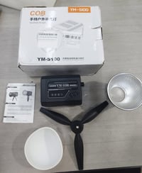 للبيع إضاءة تصوير COB YM-S100 ✨ مناسبة للتصوير، الفيديو، البث المباشر،...