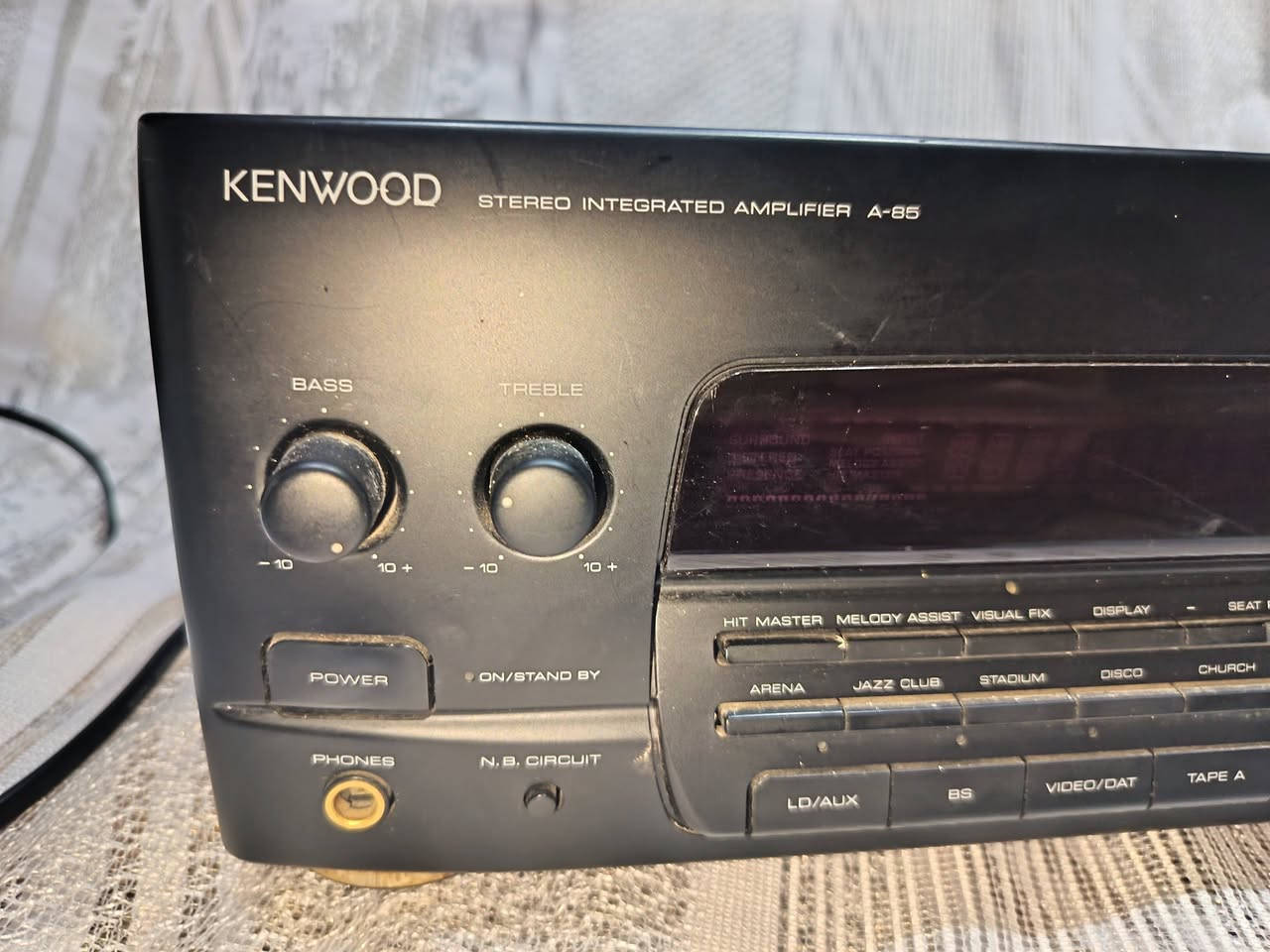 امبلفاير كينوود ياباني نظافة 100% وانطيك ضمان شغال تستلمه عالفحص اذا مو شغال مرجوع السعر 75 والتوصيل مجاني لكل المحافظات للأستفسار رقمي ***********
