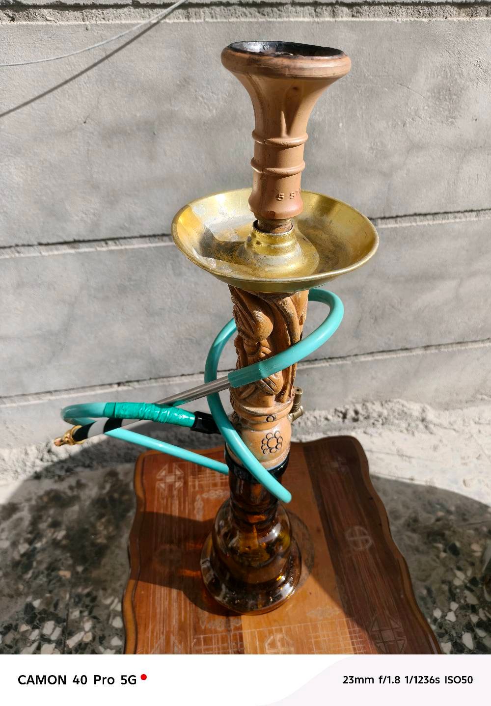 نراكيل اثنين للبيع او مراوس حسب القناعه خشب والاماني سعر ٤٠ الف نفس وطعم وكثافه العنوان بغداد العبيدي حي الرئاسة الثانية شارع ١٥