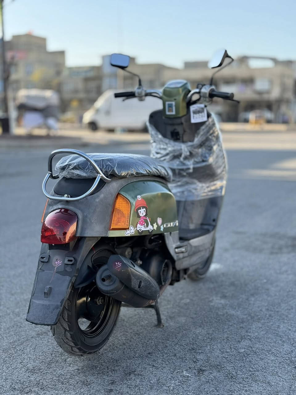 سلام عليكم
دراجه ماكس بوليس بلاديه 

سلف وهندر كهربائيات كله شغال 

مكاني بغداد مدينه الصدر 

الاستفسار ***********
