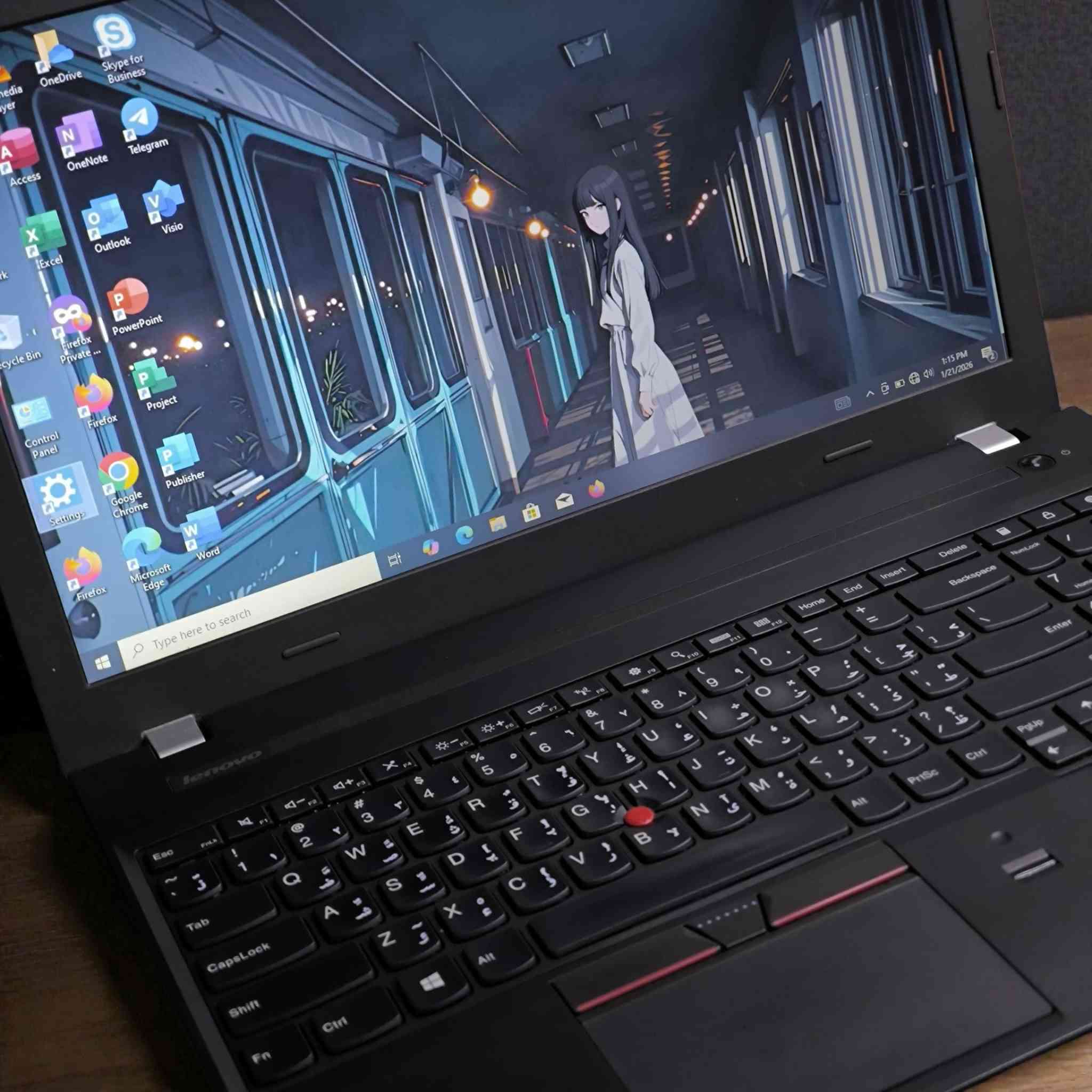 ⭐حياكم الله زبائننا الكرام توفر حديثاً لابتوب. 
Lenovo ThinkPad E550
⚙️ المعالج: كوراي 3 – الجيل الرابع
🧠 الرام: 4 كيكا – ددر3
💾 الهارد: 120 كيكا – SSD السريع
🖥 حجم شاشة عملاق: 15.6 انج
🎮 كرت شاشة داخلي: انتل كرافيس بحجم (4GB)
المن تفيد؟
✔️ طلاب
✔️ موظفين
✔️ شغل مكتبي وبرامج أوفيس
✔️ تصفح، إنترنت، ودراسة
حاسبة عملية واعتمادية للاستخدام اليومي
🎁 الملحقات: ✔️ شاحن Lenovo أصلي
✔️ حقيبة لابتوب
✔️ ماوس + ماوس باد
💰 السعر: 140 ألف
🚚 توصيل مجاني
📍 العنوان: بغداد – الأمين الثانية – نواب الضباط
للتواصل عبر ماسنجر الصفحة أو واتساب:
📞 ***********
