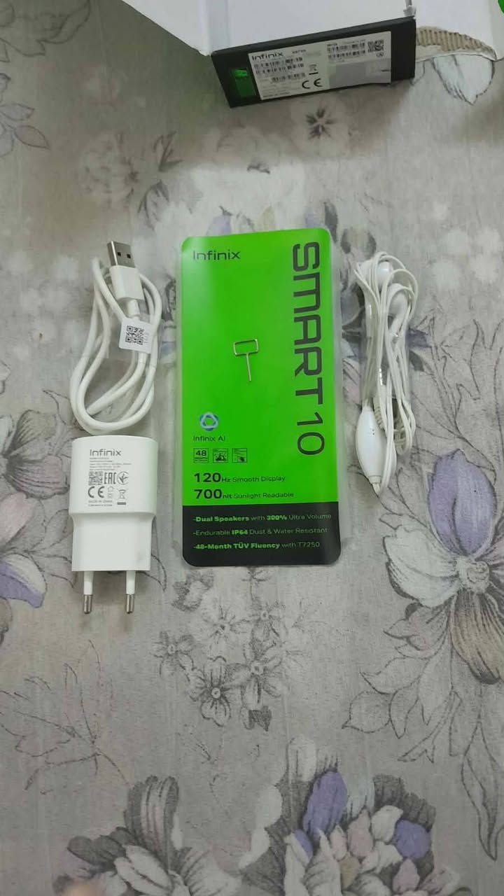 السلام عليكم infinx smart 10
ذاكره ١٢٨ 
رام٤+٤ 

جهاز بعده جديد كامل ملحقات وياه٤ كفرات
مراوس شعندك اعرض

مكاني بغداد الحريه


**إذا كنت صاحب هذا الإعلان وتريد حذفه لأي سبب، رجاءا أرسل رسالة إلى الدعم الفني**