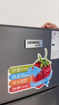 وصول وجبه جديده 🔥🔥 ...  🔴 #ثلاجات جنرال سلفر أصلي أصلي أصلي درجه أولىٰ...