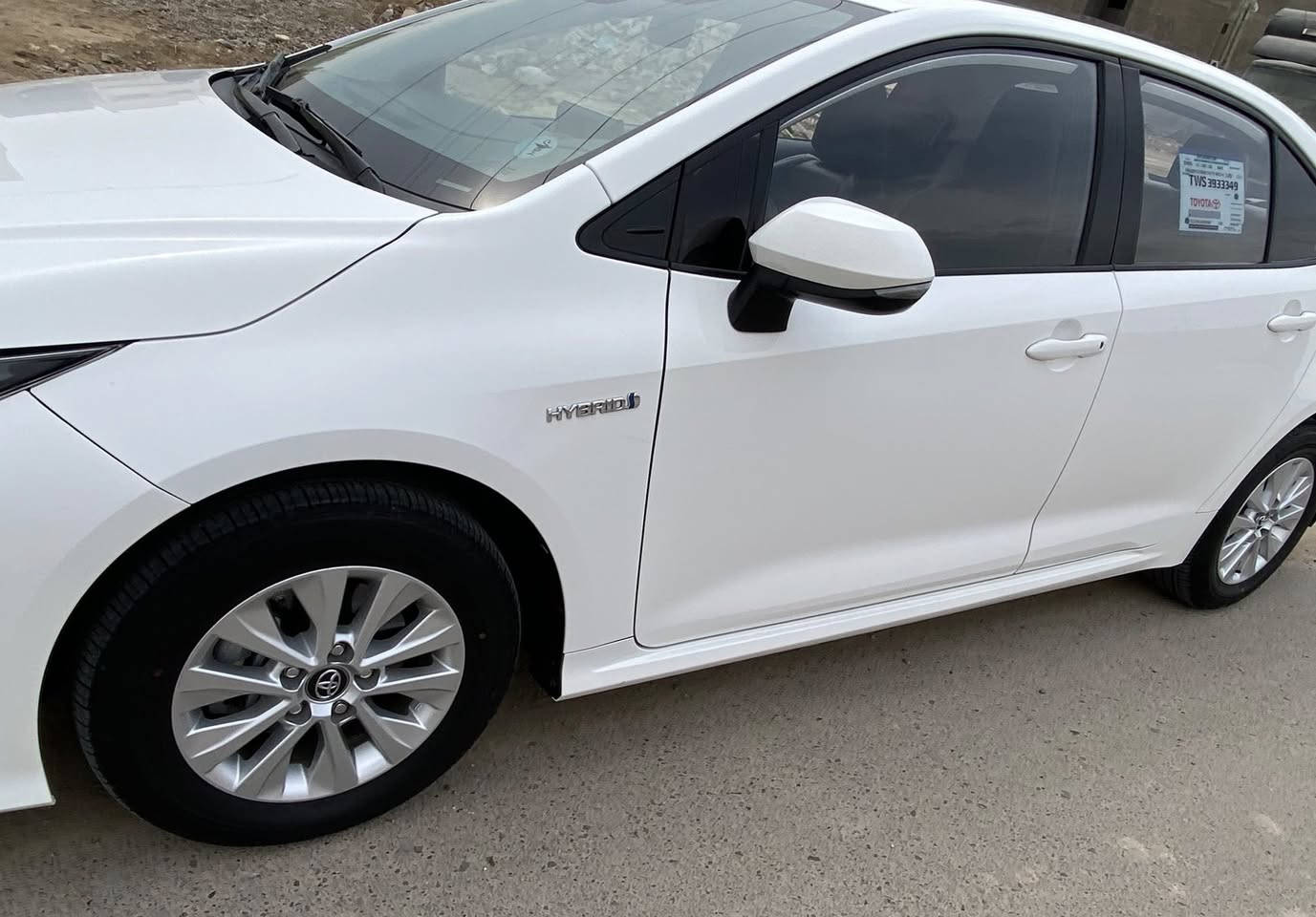 كورلا هايبرد علامة زركة
موديل 2021 

بصمة 

كشنات جلد 

تحكم ستيرن جهتين 

رادار توقف

تحديد مسار 

مثبت سرعه 

كامرة وشاشه تدعم الكار بلي 

بك لايت لد 

سايد بريك كهرباء 

واتو هولد 

كشاف زنون 

ماشية 79 قابلة للزيادة رقم بغداد انكليزي سنويه وهزه جدد 

سياره برغي بيها ما مفتوح بعدها بحالة الوكالة عدا شخوط بالدعاميه الخلفيه ممبينات بالصوره اله واحد يتقرب عليهن

سعر 138 بيه مجال مكانها بغداد

هاتف : ***********
