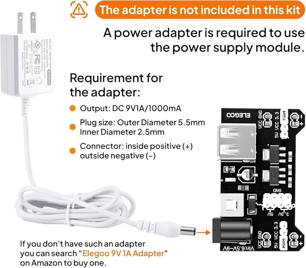 مجموعة الكترونيات ممتعة مطورة مع وحدة امداد الطاقة، اسلاك توصيل مقياس جهد دقيق، لوحة توصيل 830 نقطة ربط متوافقة مع اردوينو، STM32 بكج كامل


**إذا كنت صاحب هذا الإعلان وتريد حذفه لأي سبب، رجاءا أرسل رسالة إلى الدعم الفني**