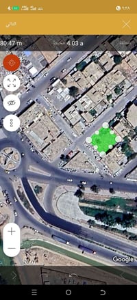 ســلام عـلـيـكــــــــم  قطعة للبيع طابو في حي اليرموك قرب مجمع الهلال...