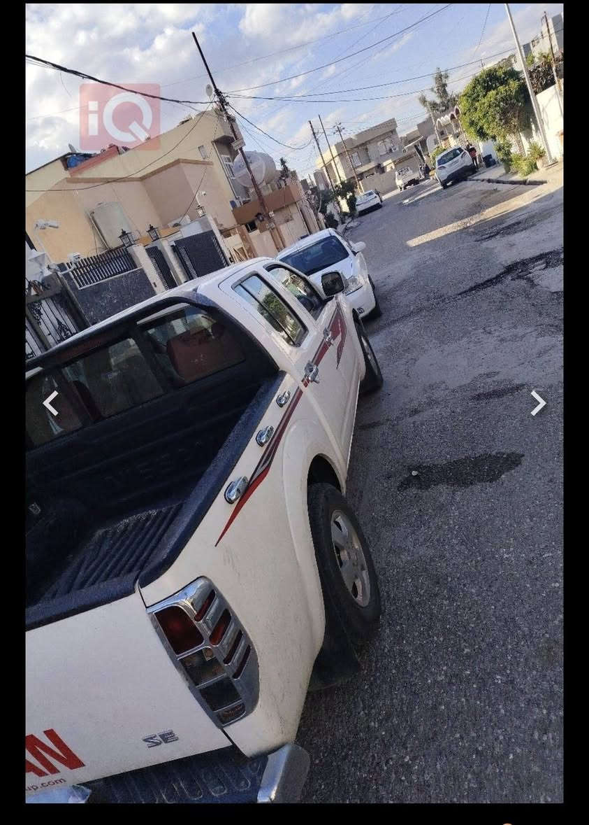 سياره  نيسان نافارا موديل 2009  سياره نضيفه مكينه كبس ما مفتوح بيه قطعتين صغير بدون صبغه  رقم سلمانيه   دواخله نضيف والسياره نشطه ماشاءالله عليه السعر 110 ورقه بيه مجال هم عنوان كركوك ا
الرقم ***********
ال شراي يخابرني
