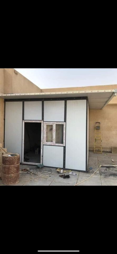 السلام عليكم
عملنا داخل بغداد وأطراف بغداد كل ما يخص السندويج غرف سندويج بنل محلات من السندويج مشتملات من السندويج كرفانات وكل ما يخص السندويج بنل
سعر المتر العادي كرستة وعمل ٢٥ الف يشمل أبواب شبابيك ومرد الماء َصبغ الحديد اساس
سعر المتر السندويج مقاوم للحريق كرستة عمل ٣٦ الف ويشمل أبواب شبابيك ومرد الماء وصبغ الحديد
لسنا الوحيدون لكننا افضل بإذن اللة

العنوان بغداد ***********
