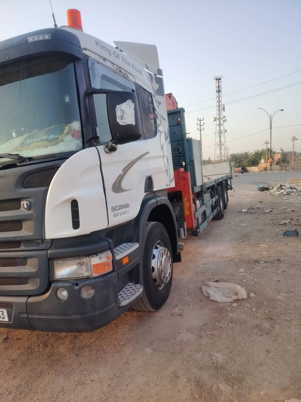 سكانيا موديل 2007 كيرعادي تخم تايركرين 13طن طول سياره ٨ونص متر رقم جديد بسمي ***********
