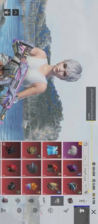 حساب ببجي • مستوى ٧٤ • ٦٦٧ بدلة