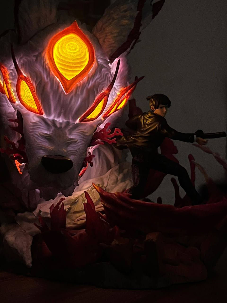 سلام عليكم ورحمة الله وبركاته
مجسم أسطوري من Chainsaw Man 
شخصية آكي مع شيطان الثعلب بإضاءة خرافية 
التفاصيل نار والعيون تشتغل ضوء 
قطعة نادرة لعشاق الأنمي
الكمية: قطعة واحدة فقط
اللي يريده يكتب خاص 📩
متوفر توصيل لجميع محافظات العراق


**إذا كنت صاحب هذا الإعلان وتريد حذفه لأي سبب، رجاءا أرسل رسالة إلى الدعم الفني**