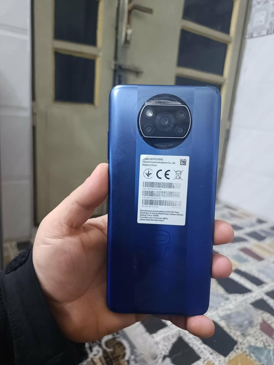 السلام عليكم 
للبيع
تلفون بوكو X3برو  الذاكره 256 بلادي ما مفتوح (بدون ملحقات)نضيف السعر 150 ألف مكاني فلوجه الشراي يتصل ***********
