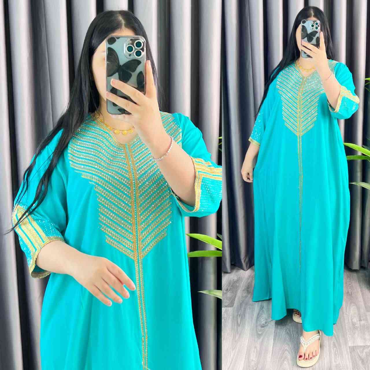 البيع جملة فقط
🔥 موديل الترند الجديد — كلابية  الملكة ستراس 
تصميم خليجي  للبيت  والاستقبال.
✨ الخامة: كشمير. ايطالي مغسول ناعم وفخم
✨ التطريز: ستراس ملكي حول الرقبة والأكمام يعطي لمعة أنيقة
✨ القياسات: من 2XL إلى 5XL

سعر الدرزن 100الف


**إذا كنت صاحب هذا الإعلان وتريد حذفه لأي سبب، رجاءا أرسل رسالة إلى الدعم الفني**