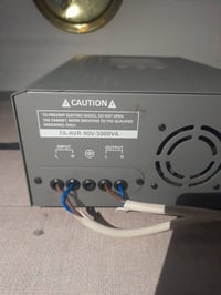 عندي رافع جهد 20أمبير بي ضمان سنه مستخدم 4أيام ومحتاجه بعد للتواصل وتس...