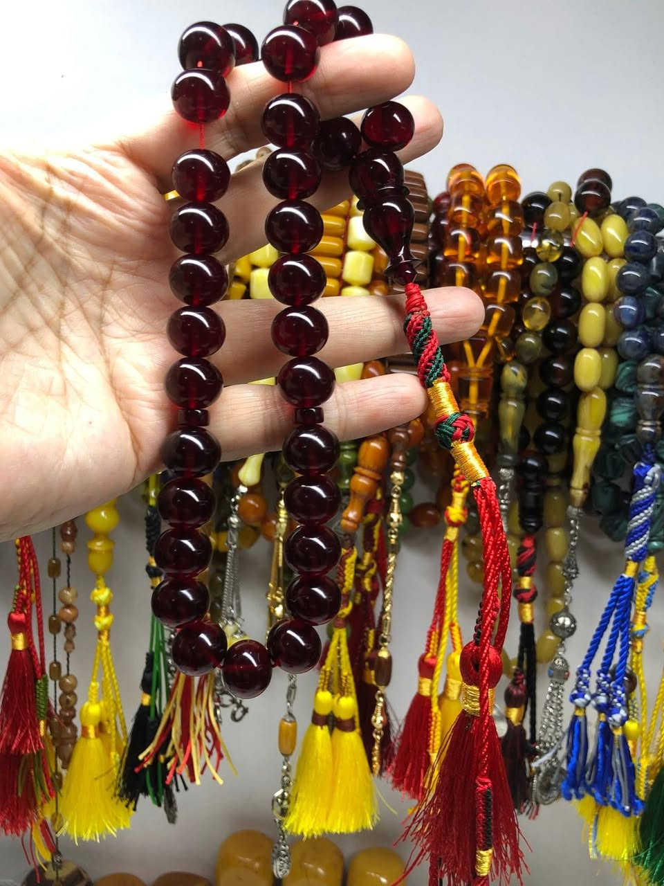 السلام عليكم
مسباح فاتوران لون كرزي مميز كصه ذرويه قطعه جمال ودلال شغل اسطه كركوشه خليجي الشاهد تحفة التحف ملمس وصلابه وطكه وعطاب 
الوزن ٦٣ غم القياس ١٢ * ١٤ العدد ٣٣ خرزه 
السعر ٢٥ الف يتوفر خدمة توصيل كافة المحافظات ٥ الاف


**إذا كنت صاحب هذا الإعلان وتريد حذفه لأي سبب، رجاءا أرسل رسالة إلى الدعم الفني**