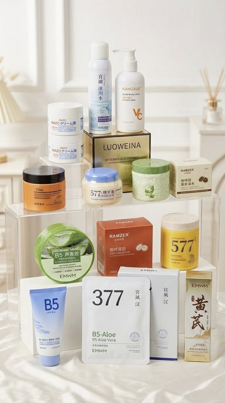 روتينكم اليومي.. هو سر جمالكم ✨
تشكيلة العناية الكورية وصلت 🔥 
لأن بشرتكم تستحق دلال خاص، جمعنا لكم في تالينزا كوزمتك أفضل منتجات العناية الكورية (سيرومات، كريمات ترطيب، ابر نضارة، وماسكات مغذية) حتى تستمتعون ببشرة نضرة ومشرقة طوال الوقت.
راح تلاكون كل المنتجات واسعارها بالستوري 😍


**إذا كنت صاحب هذا الإعلان وتريد حذفه لأي سبب، رجاءا أرسل رسالة إلى الدعم الفني**