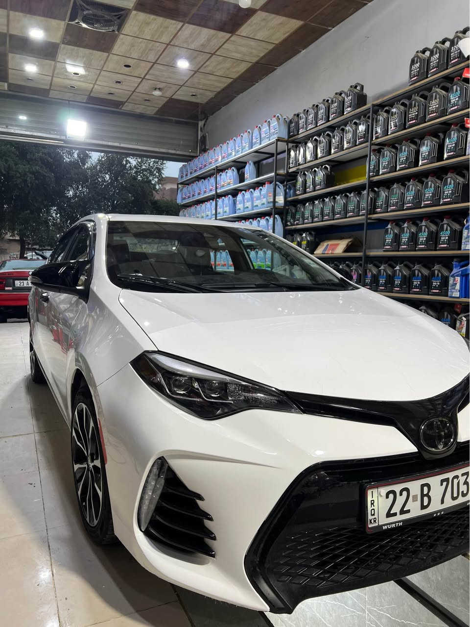 اسلام عليكم كورلا موديل 2019موصفات Seفول سلايت بصمه شفتات سترين تحكمات سترين بطاقه بانزين بيها 
شرط تحويل سنويه جديد رقم جديد كير محرك بشرط 
بيها ربع بونيد  وكم ملاحضه صغير سياره جديده وحلا من الصور بعد مكاني كركوك حي النصر  ***********
شراي خابرني وتدلل كركوك, العراق
