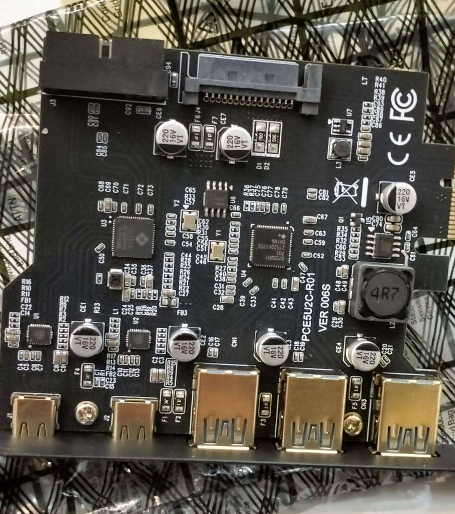 موزع بطاقات PCIe من النوع C USB 3.2 Gen 2، بطاقة PCI Express USB 3.0، محول PCI-E، مضاعف USB 3، وحدة تحكم USB 3.1، بطاقات توسعة 
التفيدة ينطي سعر 
يوجد توصيل


**إذا كنت صاحب هذا الإعلان وتريد حذفه لأي سبب، رجاءا أرسل رسالة إلى الدعم الفني**