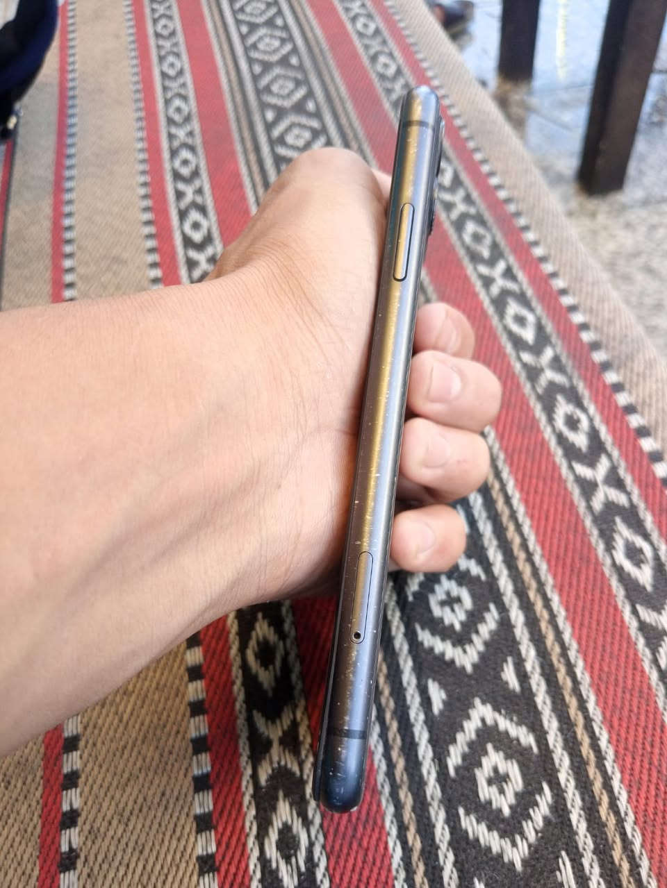 السلام عليكم موبايل أيفون ۱۱ عادي للبيع بطارية بلادي ۸۱ ذاكرة ۱۲۸ الجهاز مبدل فقط شاشة اصلية فيس أيدي شغال

السعر ١٧٠ ألف

رقم التلفون *********** واتساب
