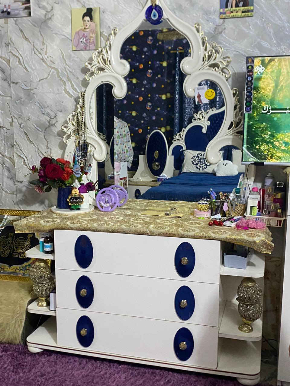 يالله غرفة النوم مستعمل للبيع بسعر 600 الف مكاني بلد صلاح الدين ***********
