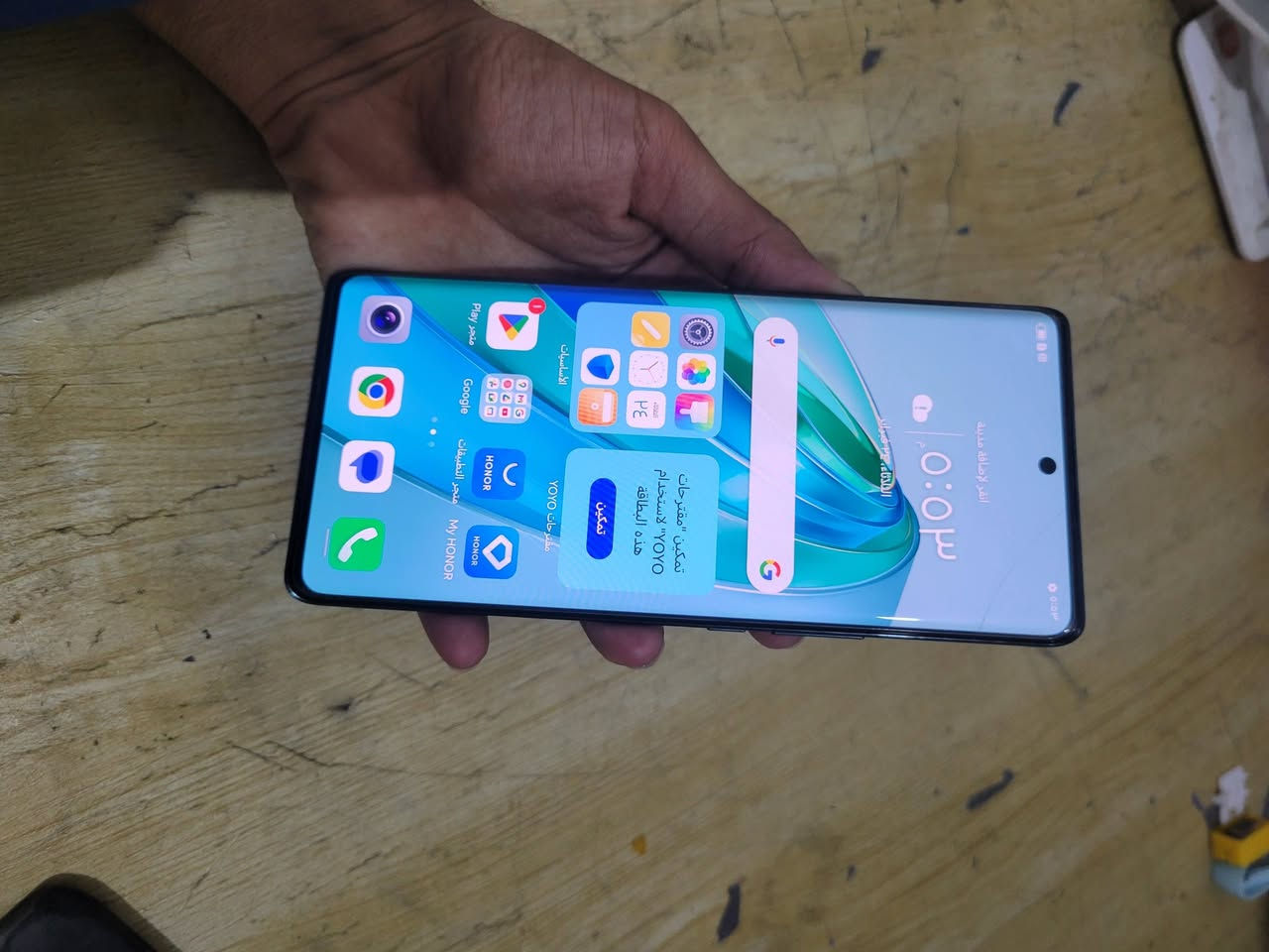 هونر ذاكرة 256 نسخة5g .
جهاز راقي. عندك الكاميرات مغوشه داخل بيهن تراب ، واكو خط شعرة  بالشاشة اعتقد فوك صاير وما متاكد بالشاشة ااشتريته هيج. مخليله لاصق ب10 وكفر . جهاز مرتب رايده 150


**إذا كنت صاحب هذا الإعلان وتريد حذفه لأي سبب، رجاءا أرسل رسالة إلى الدعم الفني**