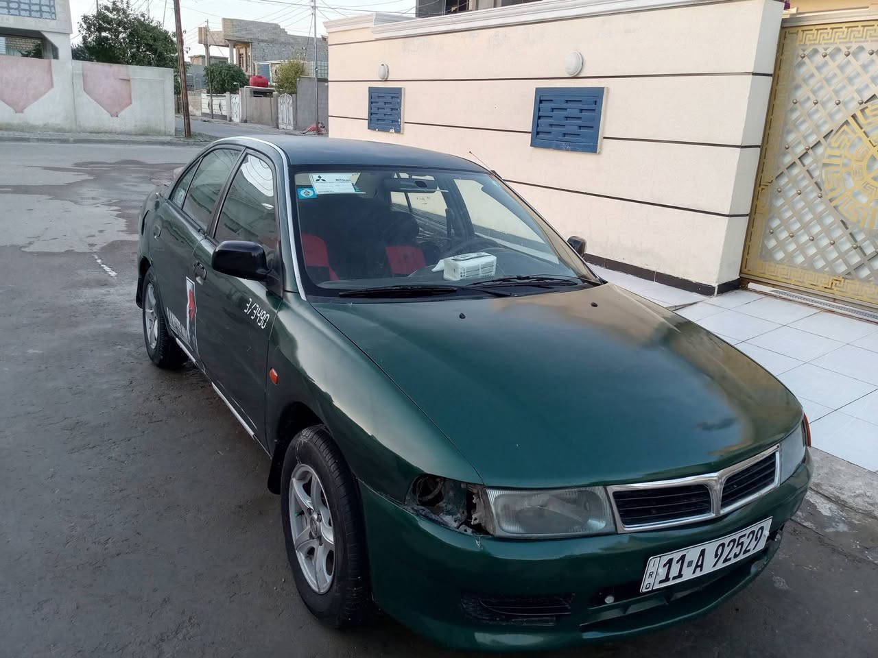 سلام عليكم سياره للبيع
نوع مسيبوشي الانسره مديل 1999
مصبوغة حزام بيها طخه حفيفه بل باب سايق وقبق الجنطه 
تبريد شغال محرك 1600
حداديه زينه 
سعر 36 
مكان السياره بغداد اليوسفيه 
رقم الهاتف ***********
