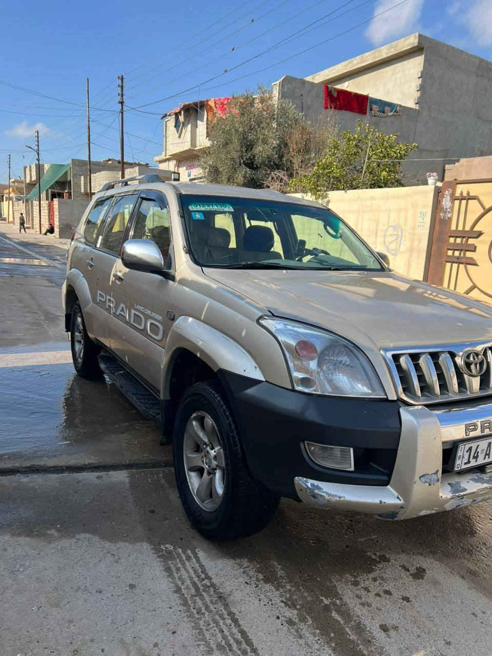 السعر 78 وبيها مجال مكاني موصل 
برادو 2006 v6 سلندر 
رقم دولي مميز تحويل وين ماتريد
تاكيه ع صفحه صبغ عام 
داخل صاج شاشه بلازمه
دبل تانك
ي بانزين بلادي 
منضومة غاز بيها
كشنات كهربائي وهيترات تدفئه
محرك وكير نضاف 
قفل مركزي
طخم امامي جديد 
بور جديد  
سياره يعوزها مصرف
سعرها78وبيها مجال 
استفتسار ***********
