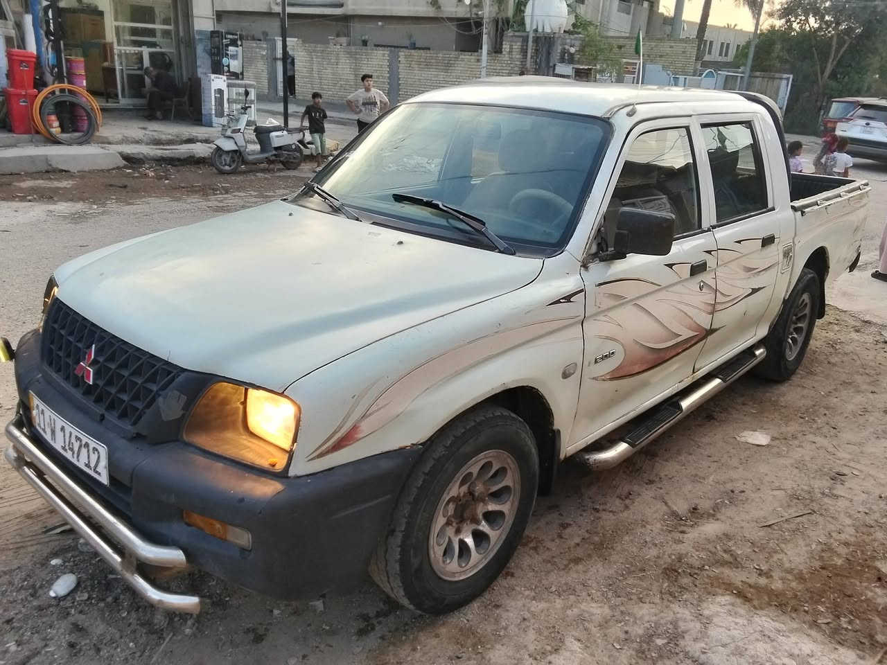مسيبوشي موديل 2002
رقم بغداد دوالي ، سنويه ال 31
محرك وانجي ، كير وتماتيك 
كير اكسن محرك شاصي مكفوال
السعر 55 $.   ***********
غير متواجد على النت مكاني بغداد
