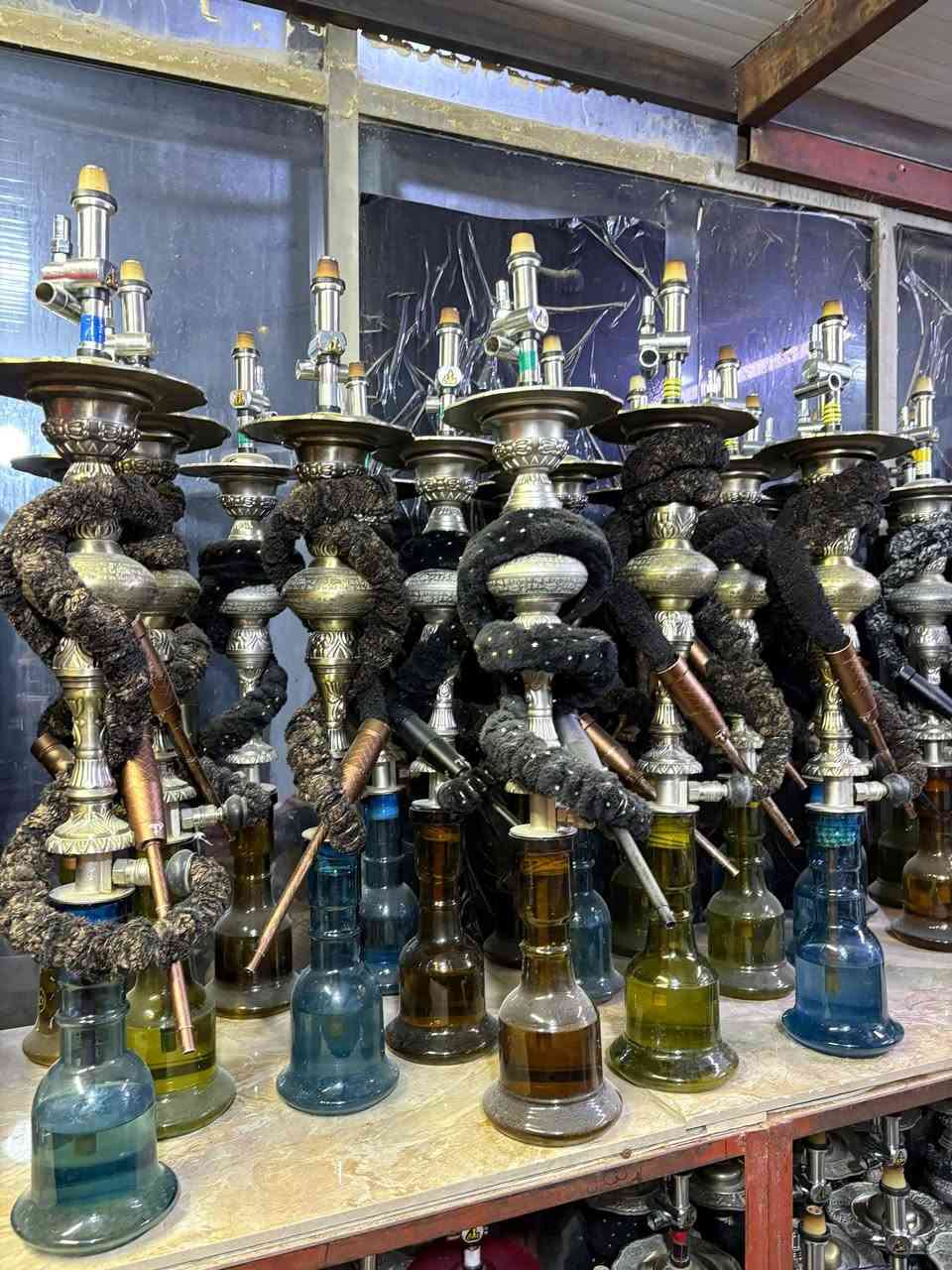 السلام عليكم 
اراكيل للبيع العدد 60 قطعة موديل 2025
كامل ملحقات استخدام اقل من 6 اشهر 
سعر القطعة 85 وبيها مجال بسيط جدا 
العنوان ديالى -بعقوبه للاستفسار ***********
