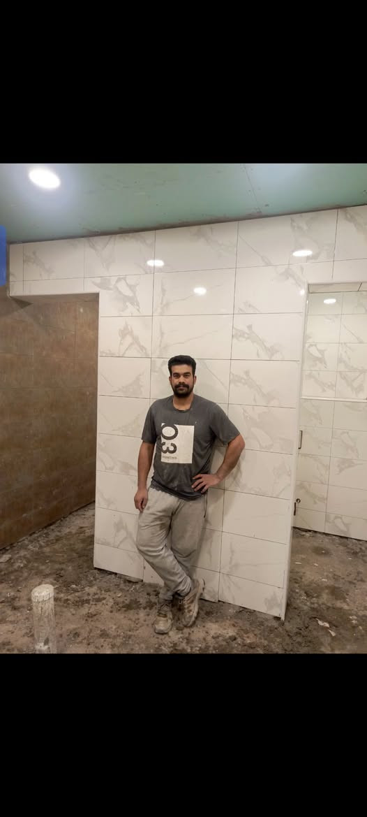 السلام عليكم جزء من عملي جدران وارضيات شغل درجه اولى ع الفحص *********** ابو مصطفى
