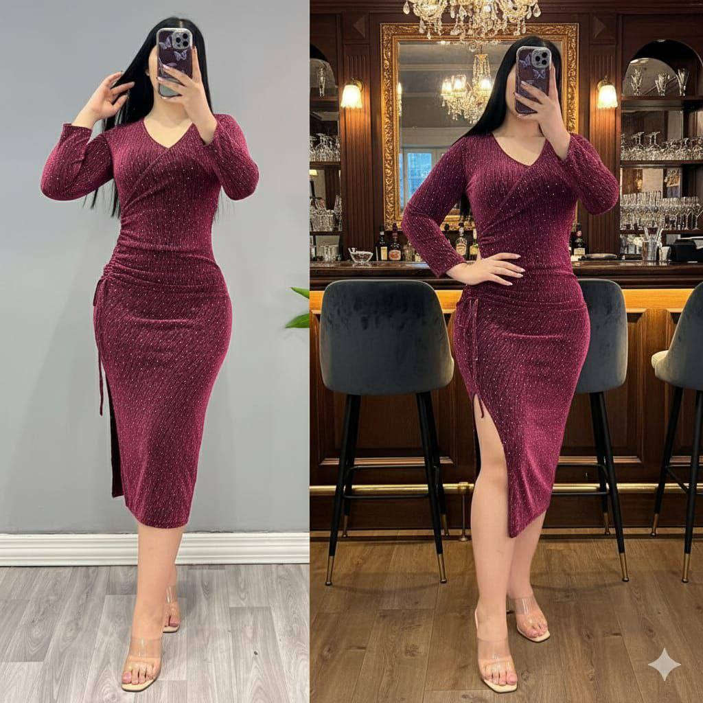 ✨ إطلالة العيد والمناسبات تبدأ من هنا ✨

فستان أنيق بتصميم راقي ولمعة ناعمة يخطف الأنظار 🤍
فستان أنثوي مرتب مع فتحة جانبية تعطيك إطلالة فخمة ومميزة في العيد 

قماش سلفر ستريتش بلمعة مرشوش ستراس 🤍

القياسات : فري سايز يلبس من وزن 50 ألى وزن 85 كيلو قماش مطاط


**إذا كنت صاحب هذا الإعلان وتريد حذفه لأي سبب، رجاءا أرسل رسالة إلى الدعم الفني**