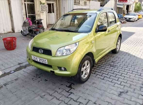 داهاتسو تيريوس ياباني موديل 2009 
السيارة جديدة من كير ومحرك مكفولات وصدر وكهربائيات واطارات وباتري جديد السعر 65$ 
مكان السيارة بغداد المنصور
الاستفسار الاتصال على *********** واتساب
