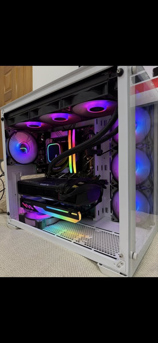 I5 13400f
Matherbord asus b760 asus ddr5

corsair vengeance ddr5 ram 32gb (2x16gb) 6000mhz 
Power supply 850w fsp
Video card rx 7900xtx 24gb vram منافس 4090
Ssd m.2 1tb+ssd 1tb
تبريد Deepcool LE720 360mm ARGB
سعر 2مليون و200 مكان بغداد بلديات
الرقم ***********
