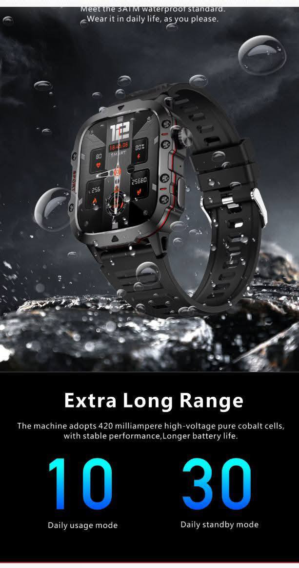 ساعة ذكية عسكرية جديدة 2024 للرجال مزودة بنظام تحديد المواقع العالمي (GPS) وشاشة AMOLED عالية الدقة ومعدل ضربات القلب ومكالمات بلوتوث وساعة ذكية خارجية مقاومة للماء لهاتف Xiaomi
متوفر توصيل لكافة محافظات العراق


**إذا كنت صاحب هذا الإعلان وتريد حذفه لأي سبب، رجاءا أرسل رسالة إلى الدعم الفني**