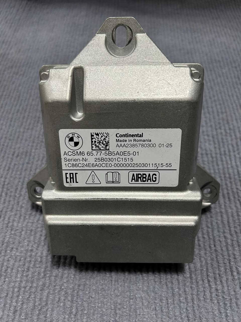🔥 BMW ACSM / SRS Modules Available

OEM Genuine ACSM airbag control modules for BMW F/G/U series platforms.

Available inventory includes:
✔ OEM Virgin Units
✔ OEM Take-Off Units
✔ Tested Used Modules
✔ Replacement / superseded part numbers supported

━━━━━━━━━━━━━━━

Supported platforms:

✅ G30 / G31 / G32
✅ G11 / G12
✅ G14 / G15 / G16
✅ G01 / G02
✅ G05 / G06 / G07
✅ G60 / G68 / G70
✅ U06 / U11 / U12
✅ BMW i-series / MINI platforms

━━━━━━━━━━━━━━━

Services provided:

🔧 VIN processing
🔧 Remote coding & programming
🔧 CAFD injection
🔧 Deployment / crash data solutions
🔧 Plug & play setup support

All supplied modules include:
✔ Remote coding assistance
✔ Lifetime technical support

Send us:
📸 ACSM label photo
📸 VIN number
📸 Fault codes

We’ll confirm compatibility, interchange numbers, and replacement solutions.

🌍 Worldwide shipping available

📱 WhatsApp:
https://wa.me/message/YE7BLLCZSOO5D1

#BMW #ACSM #SRS #BMWAirbag #BMWCoding #BMWProgramming #BMWModules #BMWGSeries #BMWFSeries #CarElectronics #BMWSpecialist


**إذا كنت صاحب هذا الإعلان وتريد حذفه لأي سبب، رجاءا أرسل رسالة إلى الدعم الفني**